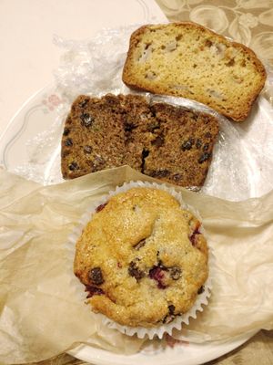 Muffins and breads at Poison Berry Bakery in Cleveland