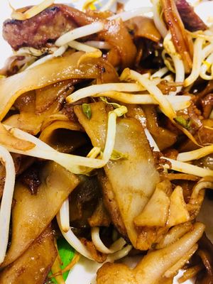Soy Beef Fried Flat Noodles  at Vegie Mum in Doncaster