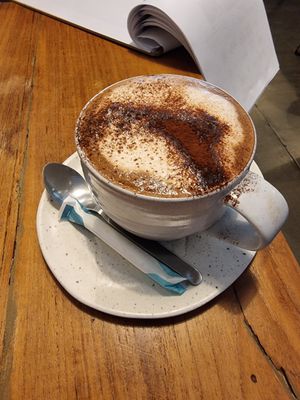 Mocha with soymilk at Theera in Bangkok