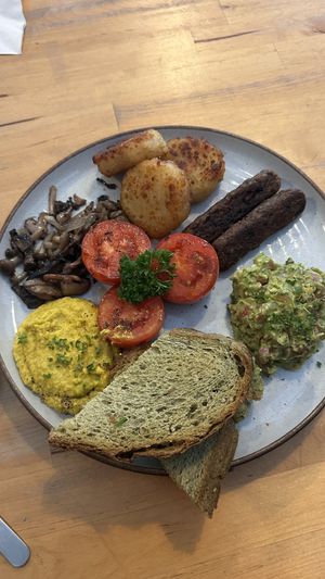 Vegan full English   at Theera in Bangkok