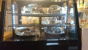 home made cake and brownies at The Little Potting Shed Cafe in Oban