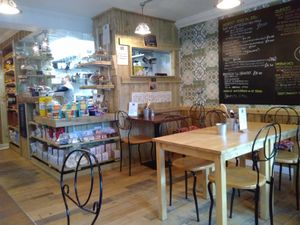 Little Potting Shed Cafe - beautiful interior!  at The Little Potting Shed Cafe in Oban