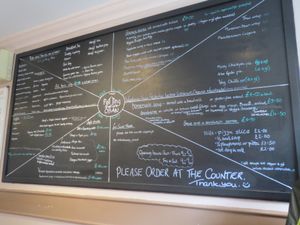 A little peak into the wonderful things the cafe offers. at The Little Potting Shed Cafe in Oban