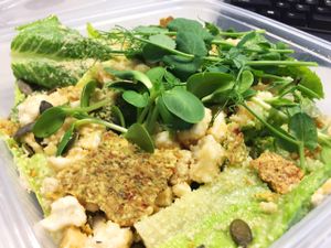 Caesar salad at Raw & Roxy in Cape Town