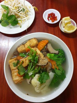 Combination noodle soup at Bo De Trai in Footscray