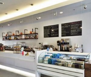 Alchemy menu and counter at Alchemy - Southside in Columbus