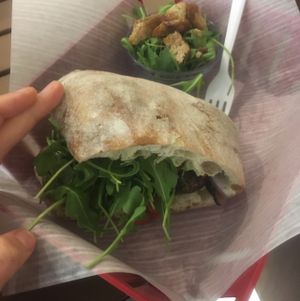 pesto portobello sandwich  at Alchemy - Southside in Columbus