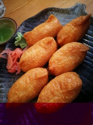 inari sushi set at Matcha Komachi in Vienna