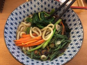 Vegetable Udon at Matcha Komachi in Vienna