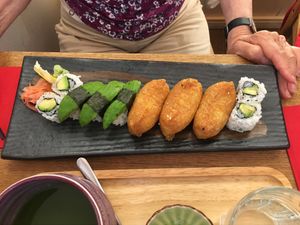 Vegan Sushi Platter at Matcha Komachi in Vienna