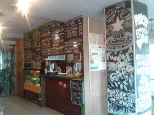 The Real Green Cafè interiors at The Real Green Cafe in Pune