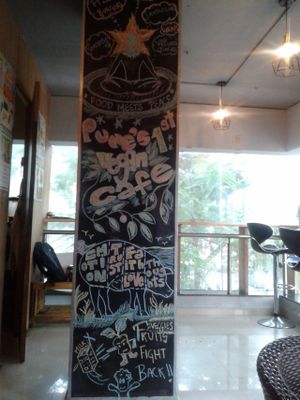 Interiors Detail at The Real Green Cafe in Pune