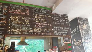 meny  at The Real Green Cafe in Pune