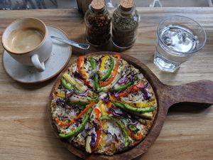 Tasted even better than it looks! Amazing. at The Real Green Cafe in Pune