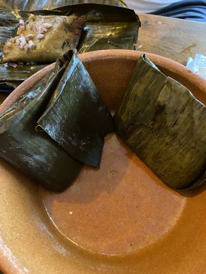 Tamales at Suculenta in Tulum