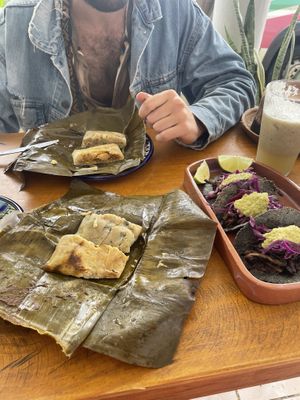 Tamales at Suculenta in Tulum