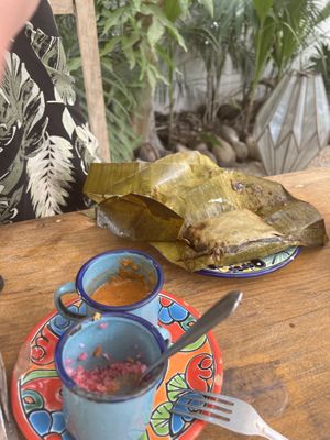 Yummy accompaniments  at Suculenta in Tulum