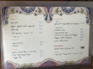 Menu  at Suculenta in Tulum