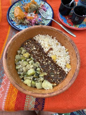 Mole  at Suculenta in Tulum