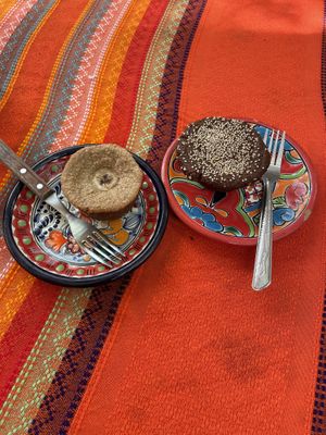 Brownie + Banana-Bread  at Suculenta in Tulum