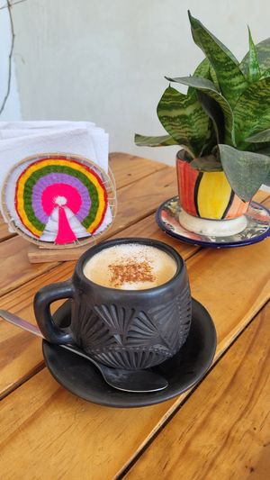 Coconut Coffee at Suculenta in Tulum