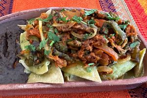 Chilaquiles   at Suculenta in Tulum