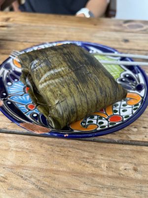 Tamal  at Suculenta in Tulum