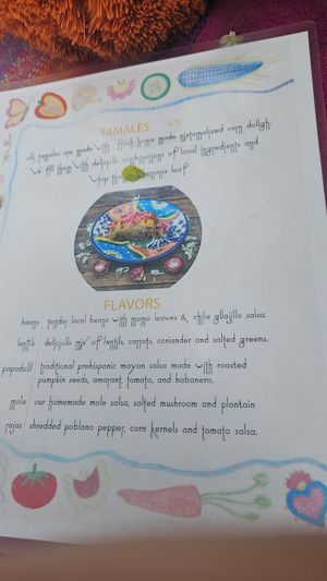 Menu at Suculenta in Tulum