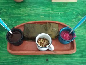 Tamale at Suculenta in Tulum