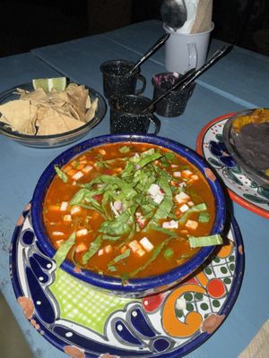 Pozole   at Suculenta in Tulum