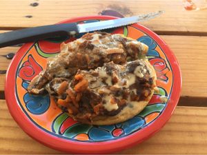 Sopes, 30 peso at Suculenta in Tulum