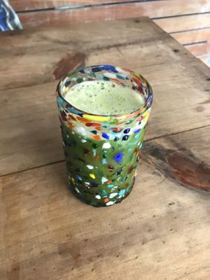 Green juice at Suculenta in Tulum