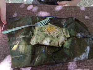 Lentil Tamales at Suculenta in Tulum