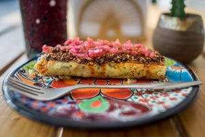 Tamal xcatik at Suculenta in Tulum