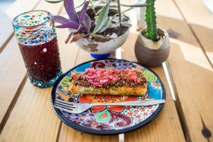 Tamal  at Suculenta in Tulum