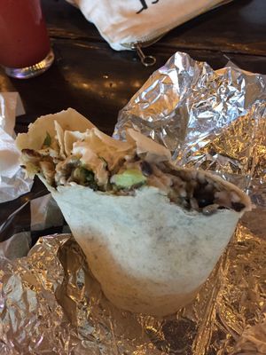 Big Ten with vegan sour cream. So good! at Pelon's Baja Grill in Virginia Beach