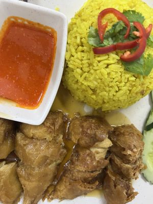 Vegan chicken rice!  at Pure Heart Vegetarian - 心灵之素 in Kuala Lumpur