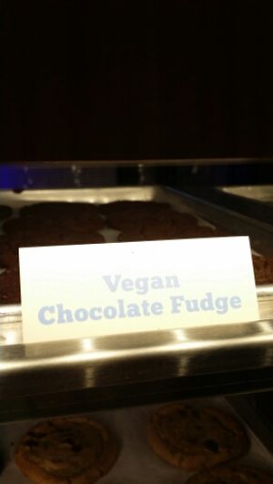 Vegan Chocolate Fudge Cookies, can be warmed or can build Custom Ice Cream Sandwich! at CREAM in Fresno