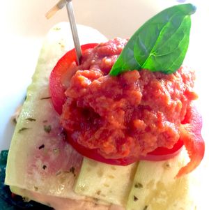 Tuscan Lasagna! Photo: Jonathan David Sabin at Green Zebra Cafe in Sarasota