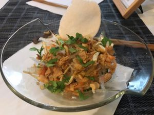 Salad at Le P'tit Pré Chez Lan in Paris