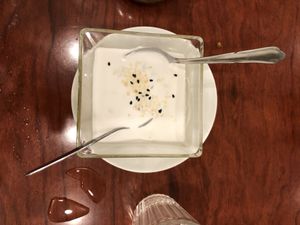 Mung beans, tapioca and coconut milk at Le P'tit Pré Chez Lan in Paris