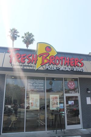   at Fresh Brothers in Encino