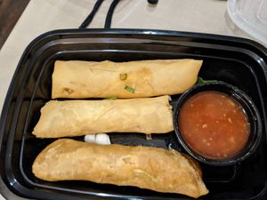 Vegan Lumpia (spring rolls) at Fat Cats in Cleveland
