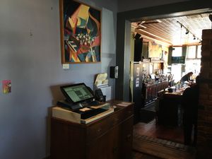 Interior. Bar in background.  at Fat Cats in Cleveland