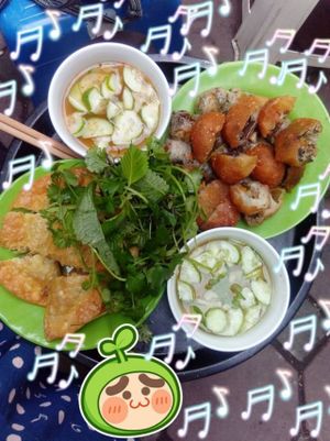 vietnamese typical street food, but in a vegan version ;) :* LOVE IT  at Bao An Vegan (formerly Vegan Banhmi) in Hanoi