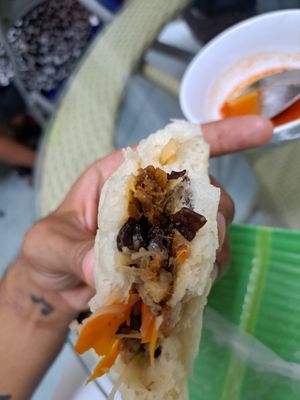 Inside at Bao An Vegan (formerly Vegan Banhmi) in Hanoi