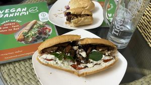   at Bao An Vegan (formerly Vegan Banhmi) in Hanoi