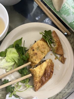 Pillow dumpling   at Bao An Vegan (formerly Vegan Banhmi) in Hanoi