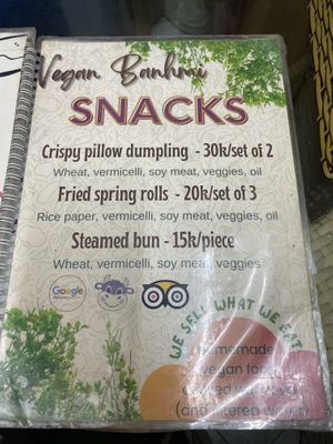   at Bao An Vegan (formerly Vegan Banhmi) in Hanoi