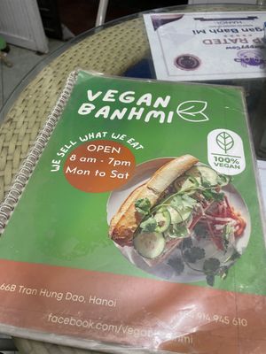   at Bao An Vegan (formerly Vegan Banhmi) in Hanoi